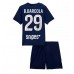 Maillot de foot Paris Saint-Germain Bradley Barcola #29 Domicile vêtements enfant 2025-26 Manches Courtes (+ pantalon court)
